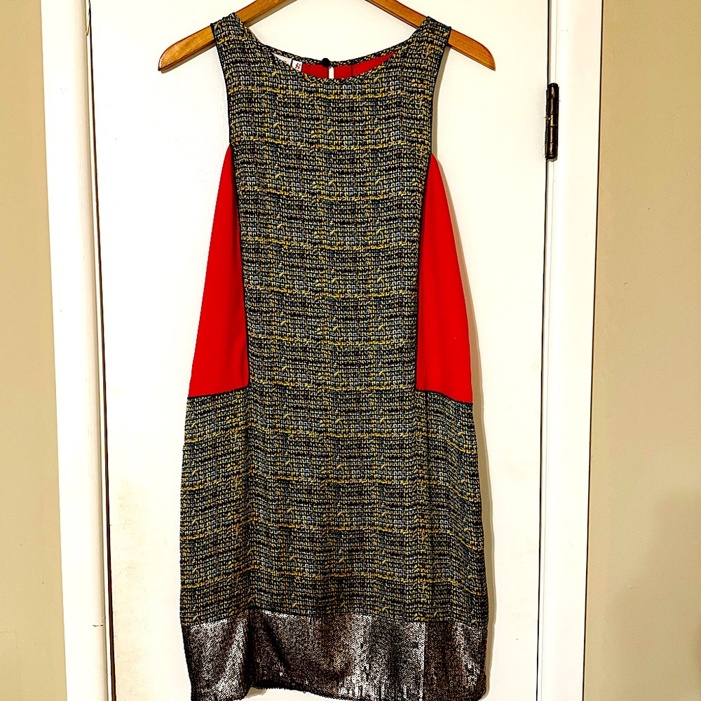 Sachin & Babi Sheath Dress w/sequins.